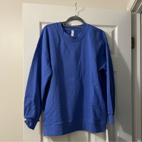 NWT Size 6 Lululemon Perfectly Oversized Crew in Wild Indigo - Picture 6 of 9